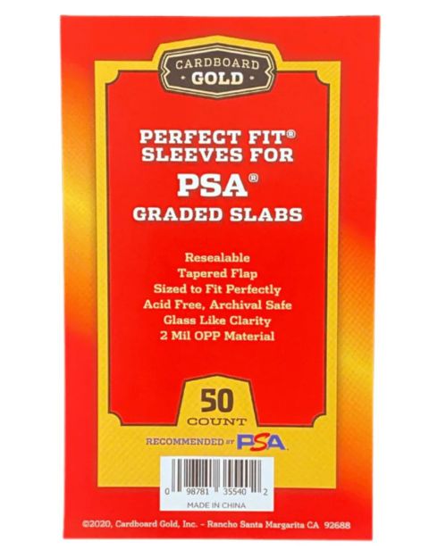 2020 Cardboard Gold Perfect Fit PSA Sleeves 50 Pack