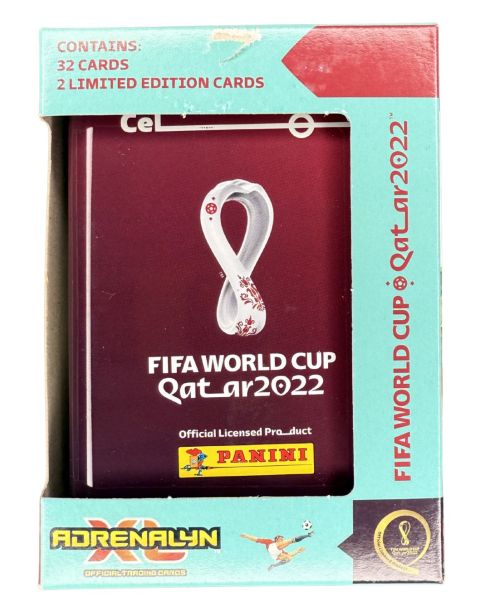 2022 FIFA Qatar World Cup Stickers Collector Red Tin Front
