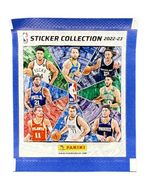 2022 Panini NBA Collection Stickers Factory Sealed Front
