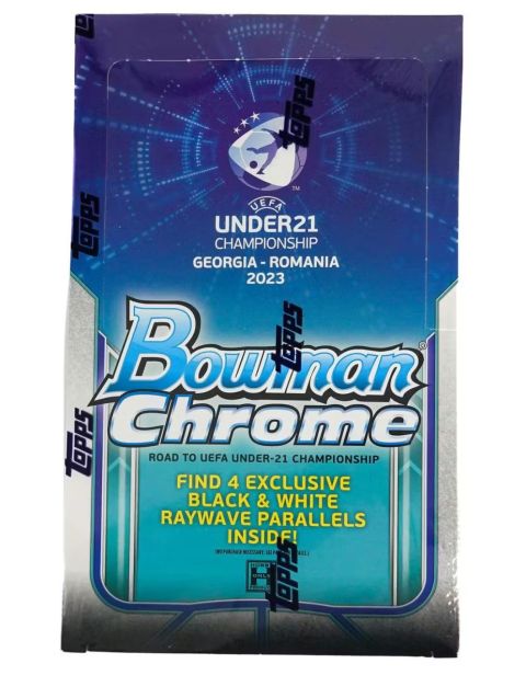 2023 Topps Bowman Chrome UEFA Under21 Championship Factory Sealed