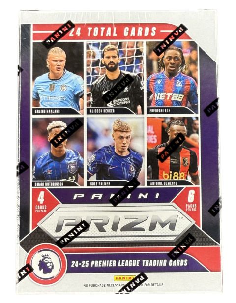 2024/25 Panini Prizm Premier League Football Factory Sealed Blaster Front