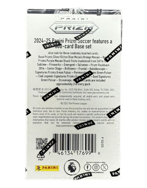 2024/25 Panini Prizm Premier League Football Factory Sealed Blaster Right