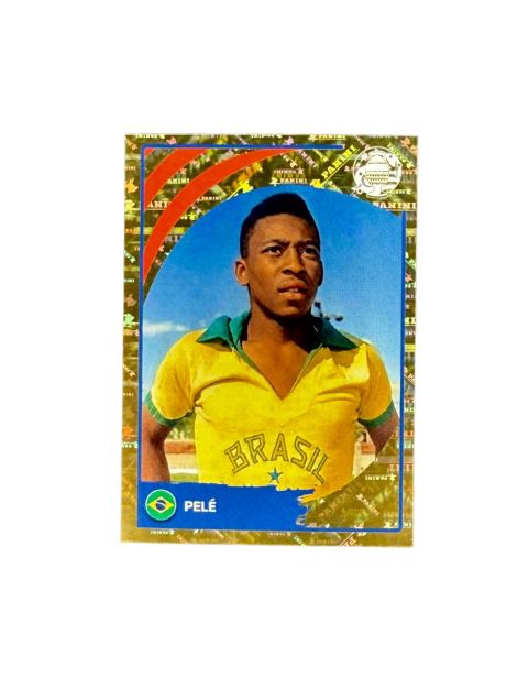 2024 Panini Copa America Pele Gold Stickers #LEG3 Front