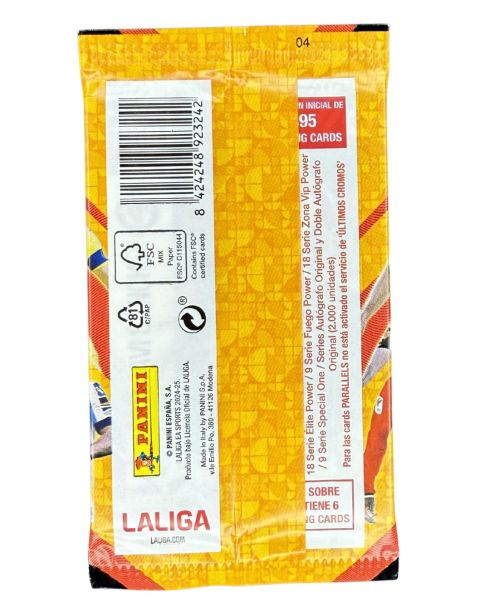 2024 Panini Laliga Megacracks Collection Factory Sealed Pack Back