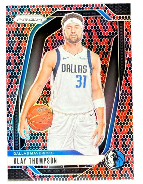 2024 Panini Prizm Klay Thompson Snakeskin SP #107 Front