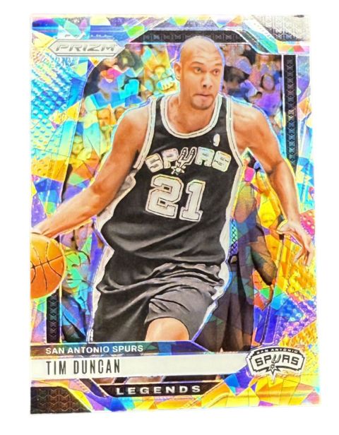 2024 Panini Prizm Tim Duncan Crack Ice #297 Front