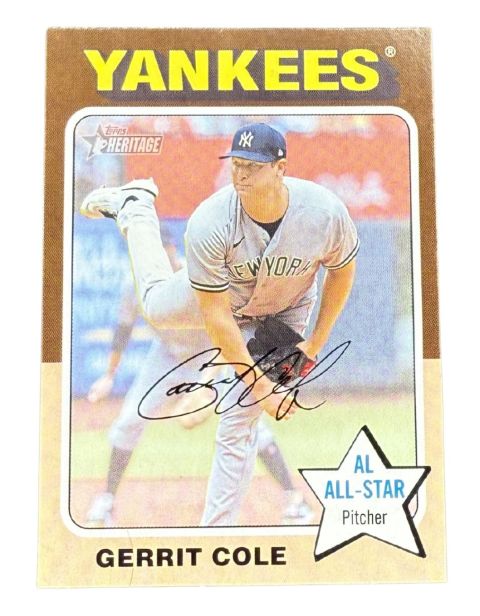 2024 Topps Heritage Gerrit Cole AL All-Star #331 Front