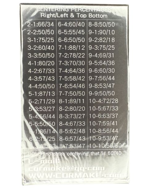 2025 COR The Center Tool Card Grading Back
