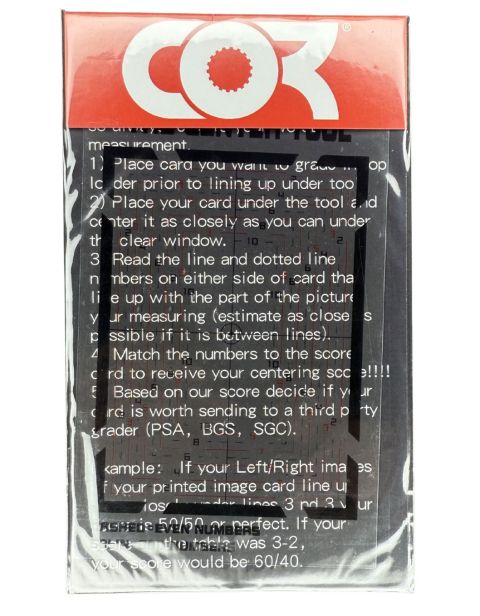 2025 COR The Center Tool Card Grading Front