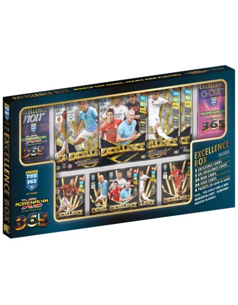 2025 FIFA 365 Adrenalyn XL Excellence Noir 10 Year Anniversary Factory Sealed Front