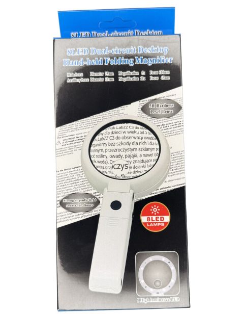 2025 SLED Dual-Circuit Card Magnifier Inspection Tool Front