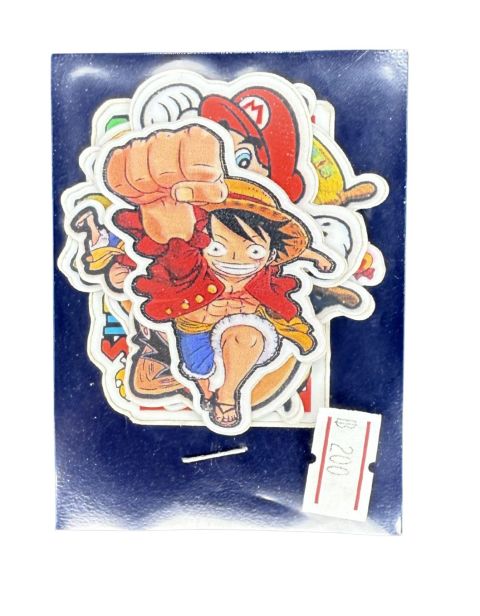 2025 TCG One Piece x Super Mario Sticker SET Front