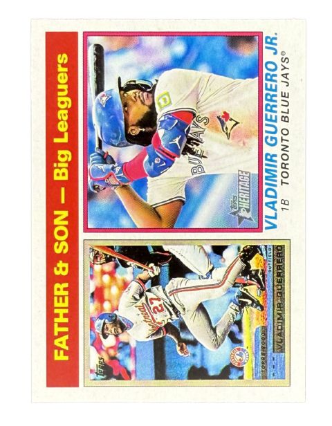 2025 Topps Baseball Vladimir Guerrero Jr Father & Son #69 Front