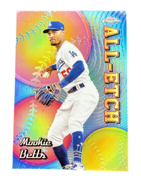 2025 Topps Chrome Mookie Betts All-Etch #CAE-13 Front