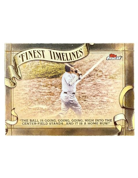 2025 Topps Finest Babe Ruth Finest Timelines #FT-20 Front