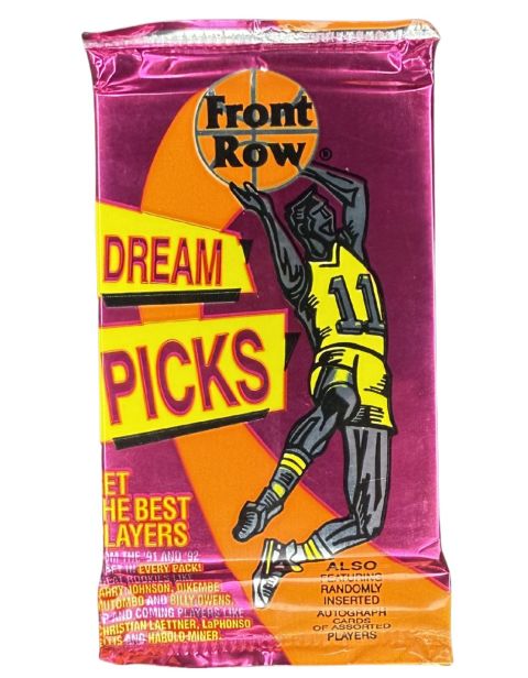1991 Front Row Dream Picks Factory Sealed Pack Front