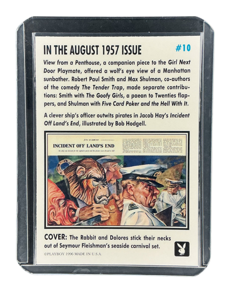 1996 Playboy Edition In The August 1957 Issue #10 Backside