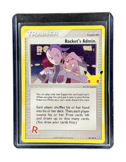 2004 Pokemon Rocket's Admin #86/109 Front