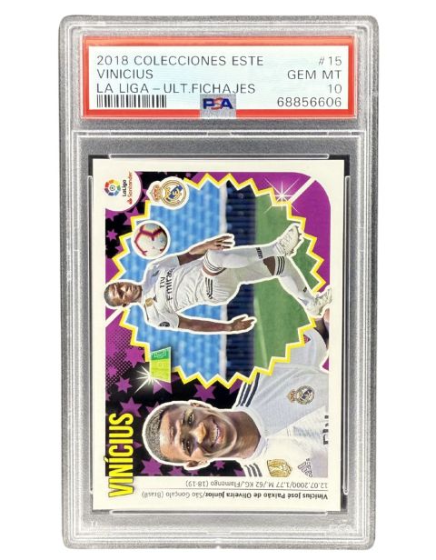 2018 Panini Colecciones Este Vinicius Junior La Liga #15 PSA 10