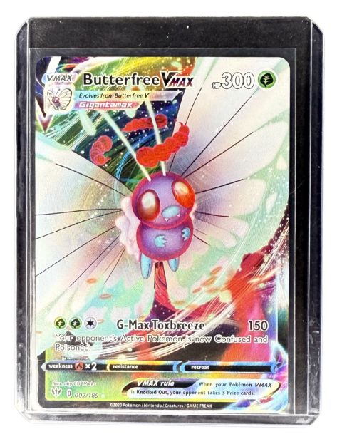 2020 Pokemon Butterfree Vmax #002/189