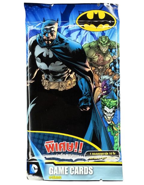 2021 DC Comics Batman Game Cards Factory Sealed Pack