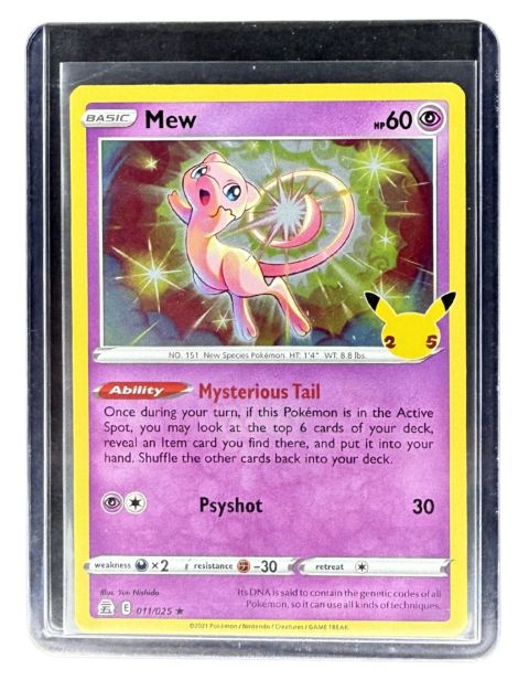 2021 Pokemon Mew 25th Anniversary #011/025