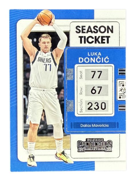 2022 Panini Contenders Luka Doncic Season Ticket Front