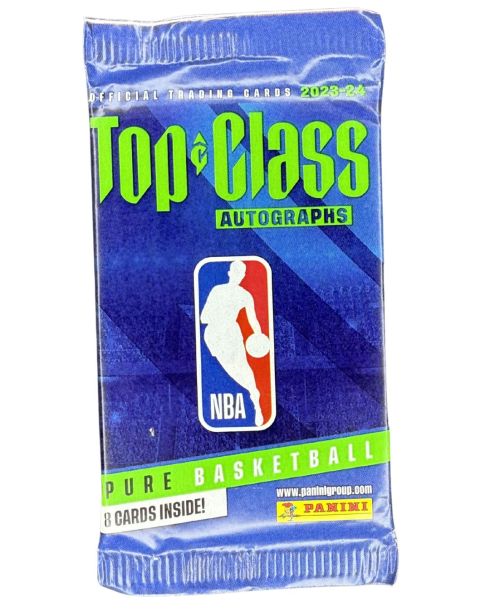 2023 Panini Top & Class Autographs Basketball Factory Sealed Pack Front
