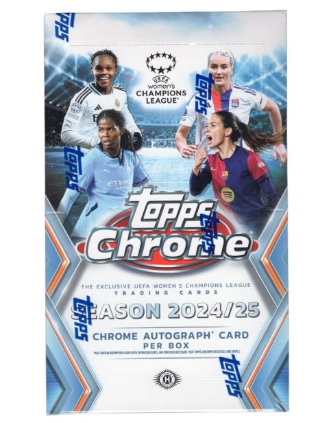 2024-25 Topps Chrome Women's UEFA Champions League Factory Sealed Hobby