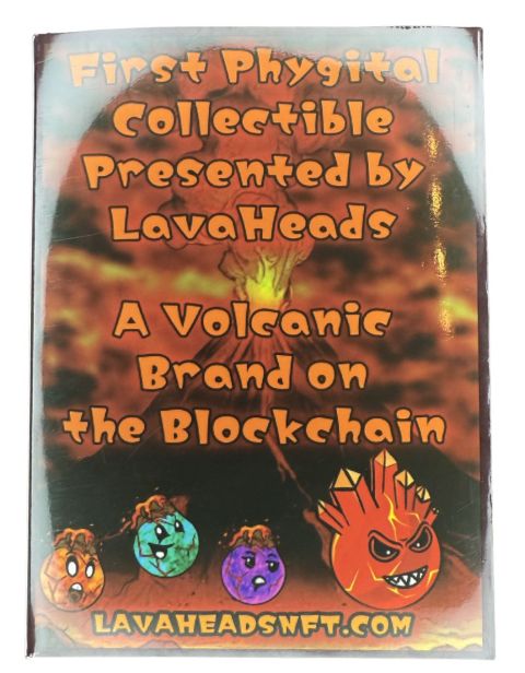2024 Lava Heads Red Lava Plushie 13x9cm + Collector Box Backside