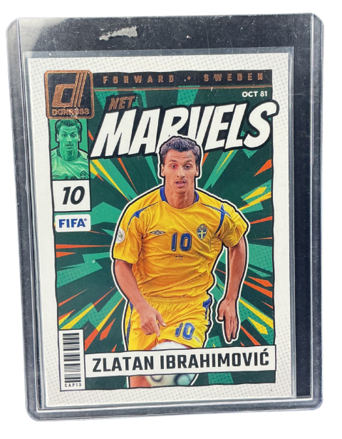 2024 Panini Donrss Soccer Zlatan Ibrahimovic Net Marvels #25 Front