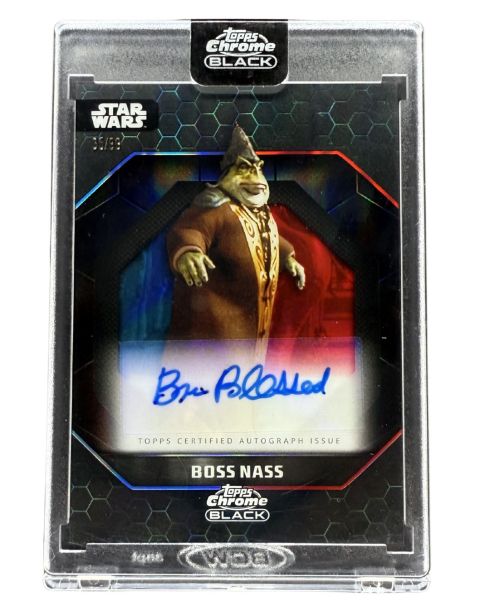 2024 Topps Chrome Black Star Wars Boss Nass #ALS-BS /99 Auto