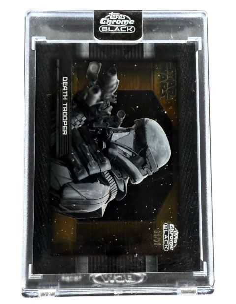 2024 Topps Chrome Black Star Wars Death Trooper Depth of the Darkside #DD-7 /50