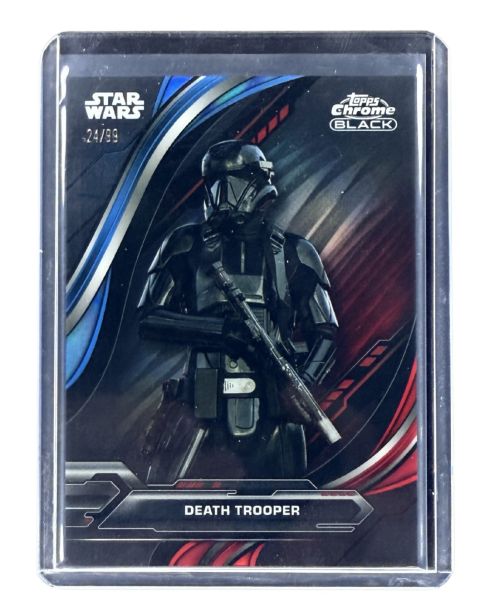 2024 Topps Chrome Black Star Wars Death Trooper #82 /99