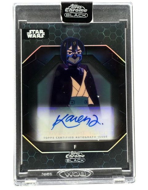 2024 Topps Chrome Black Star Wars F #ALS-KF Auto