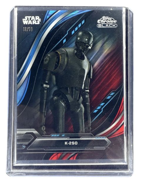 2024 Topps Chrome Black Star Wars K-2SO #27 /99