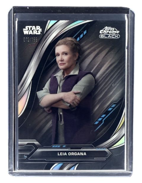 2024 Topps Chrome Black Star Wars Leia Organa #10 /199