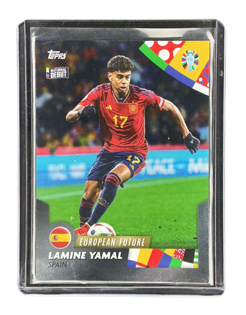 2024 Topps Jose Mourinho Platinum Euro Lamine Yamal Spain Front