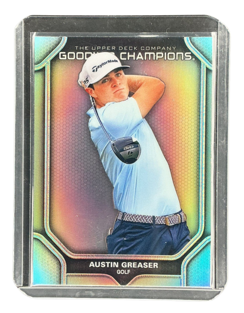 2024 Upper Deck Goodwin Champions Austin Greaser Golf #P87 Front