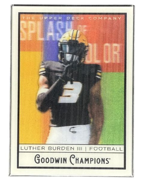 2025 Goodwin Champions NFL Luther Burden III #SCL-LB 3D Holo Bounty Redemption