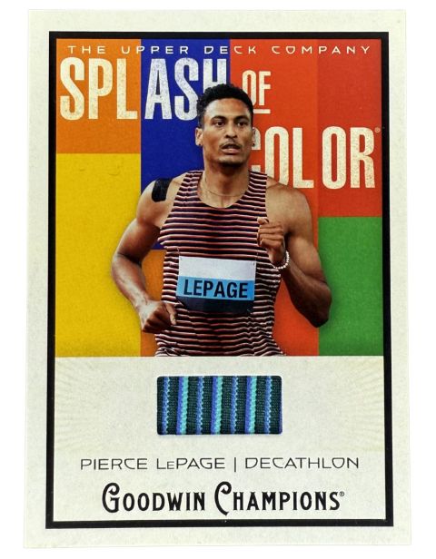 2025 Goodwin Champions Piece LePage Decathlon #SM-PL Relic