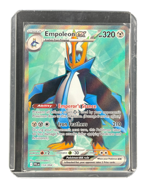 2025 Pokemon Empoleon EX #114/094 Front
