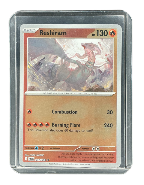 2025 Pokemon Reshiram #017/094 Front