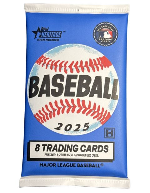 2025 Topps Baseball Heritage Factory Sealed Pack Front