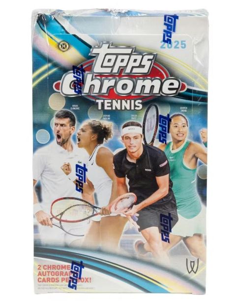 2025 Topps Chrome Tennis Factory Sealed Hobby