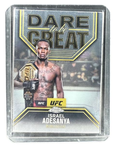 2025 Topps Chrome UFC Dare To Be Great Israel Adesanya Middleweight #DBG-10