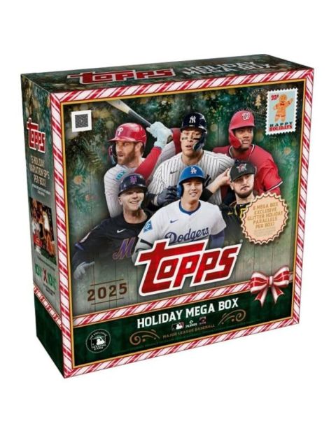 2025 Topps Holiday Baseball Factory Sealed Mega