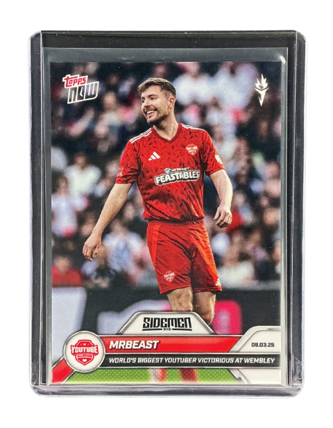 2025 Topps Now Sideman Charity Match MrBeast #007 Front