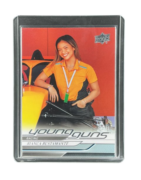 2025 Upper Deck Goodwin Champions Bianca Bustamante Young Guns Racing #YG-4 Front