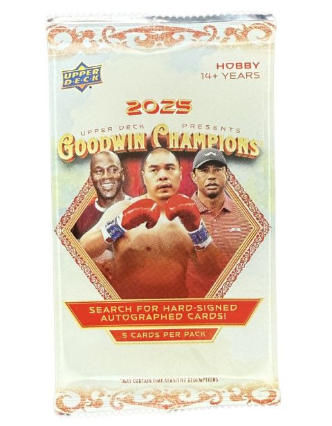 2025 Upper Deck Goodwin Champions Factory Sealed Hobby Pack Front